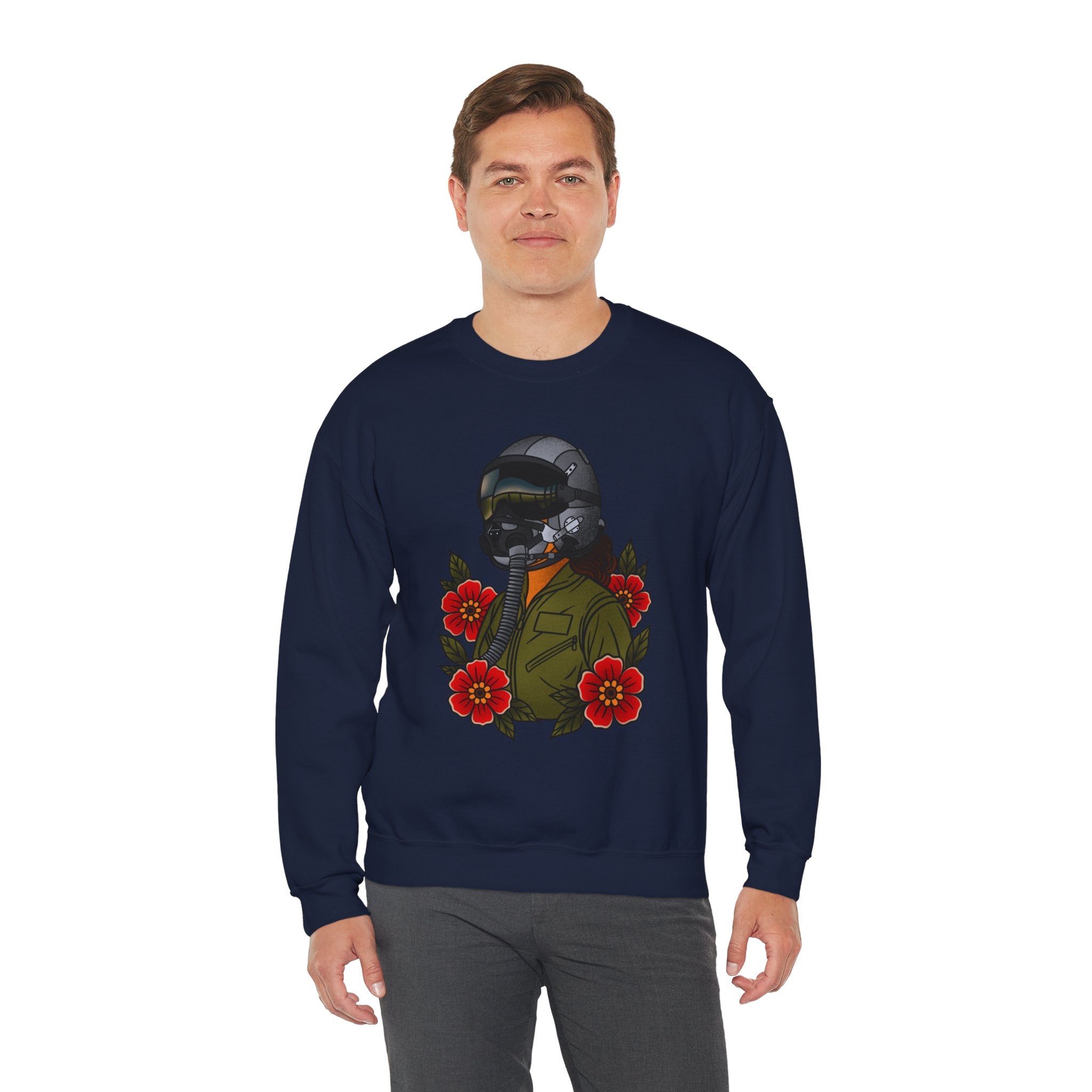 Fighter Pilot Sweatshirt - Traditional (Unisex)