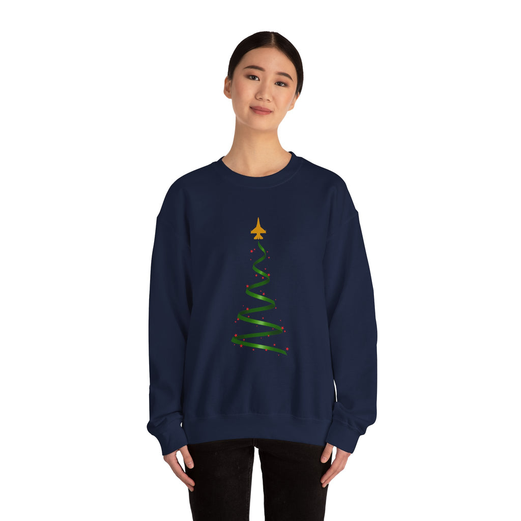 F-16 Christmas Tree Sweatshirt (Unisex)