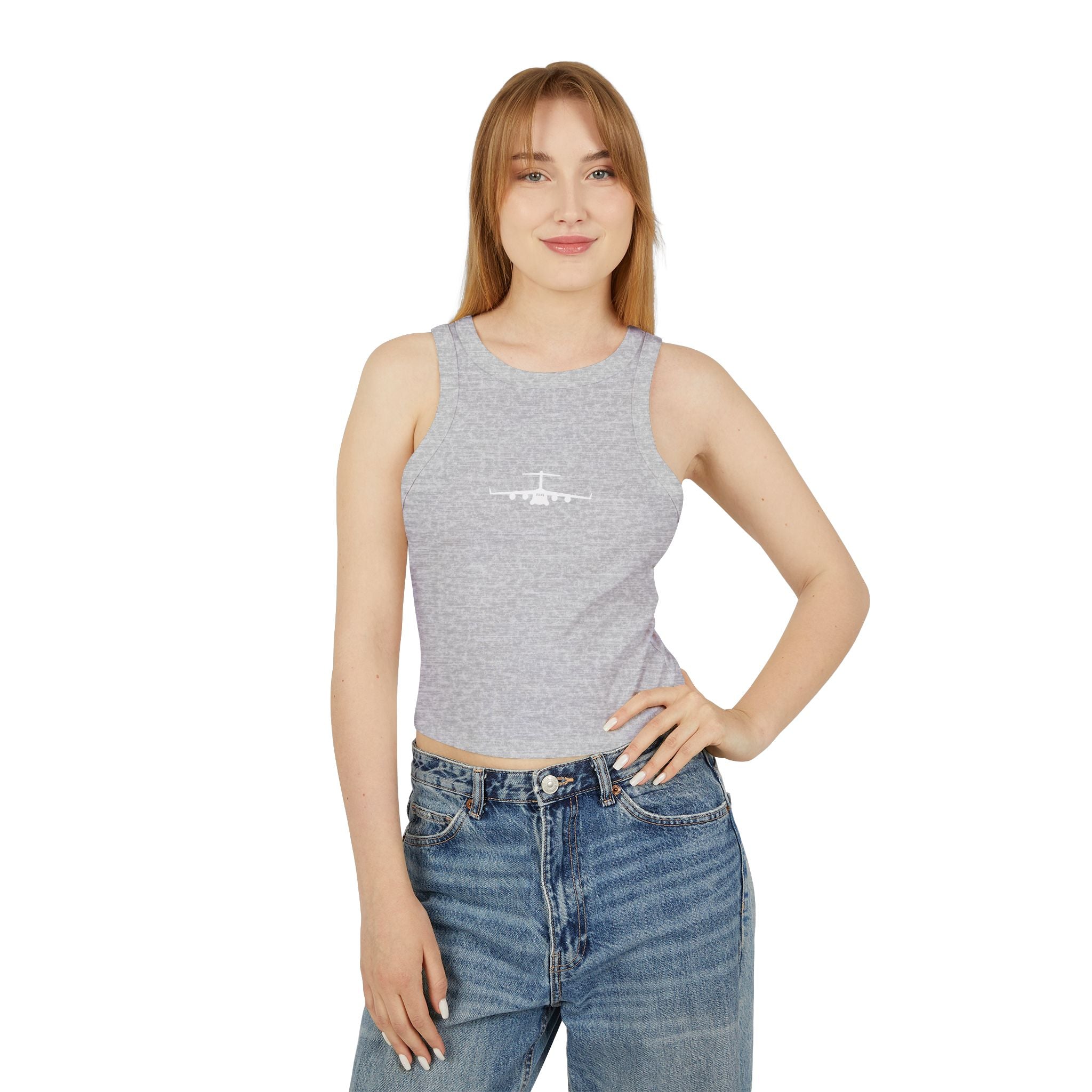 C-17 Silhouette Premium Crop Tank (Women)