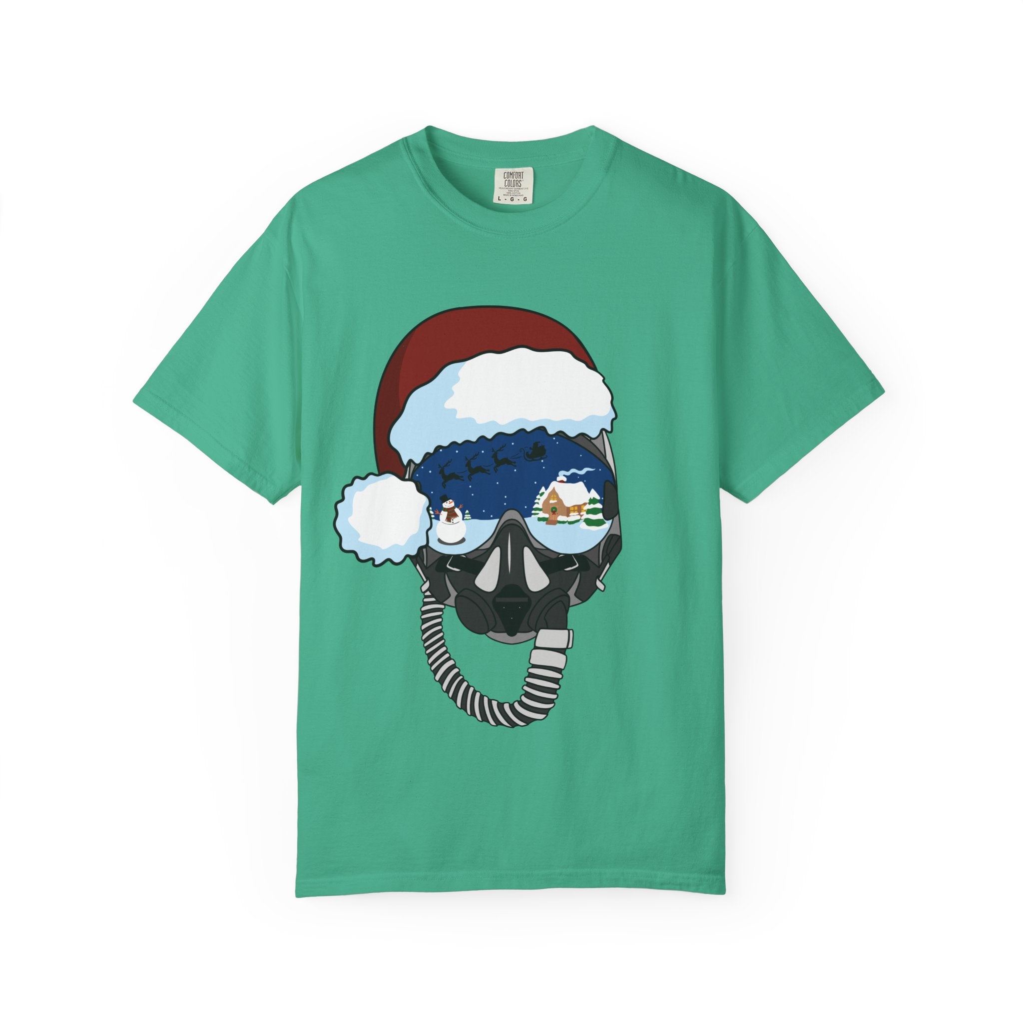 Santa Helmet Tee (Unisex)