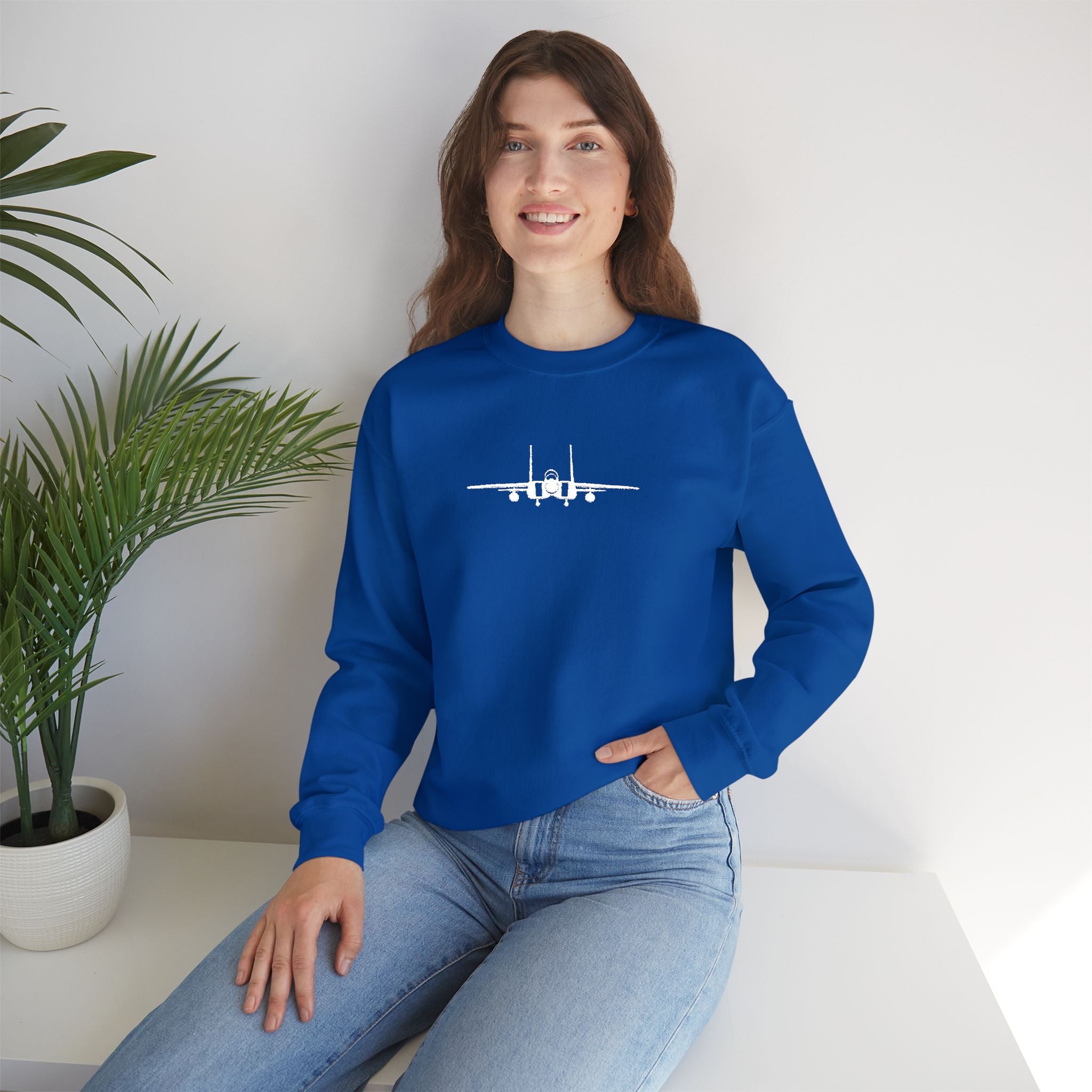 F-15 Embroidered Sweatshirt (Unisex)