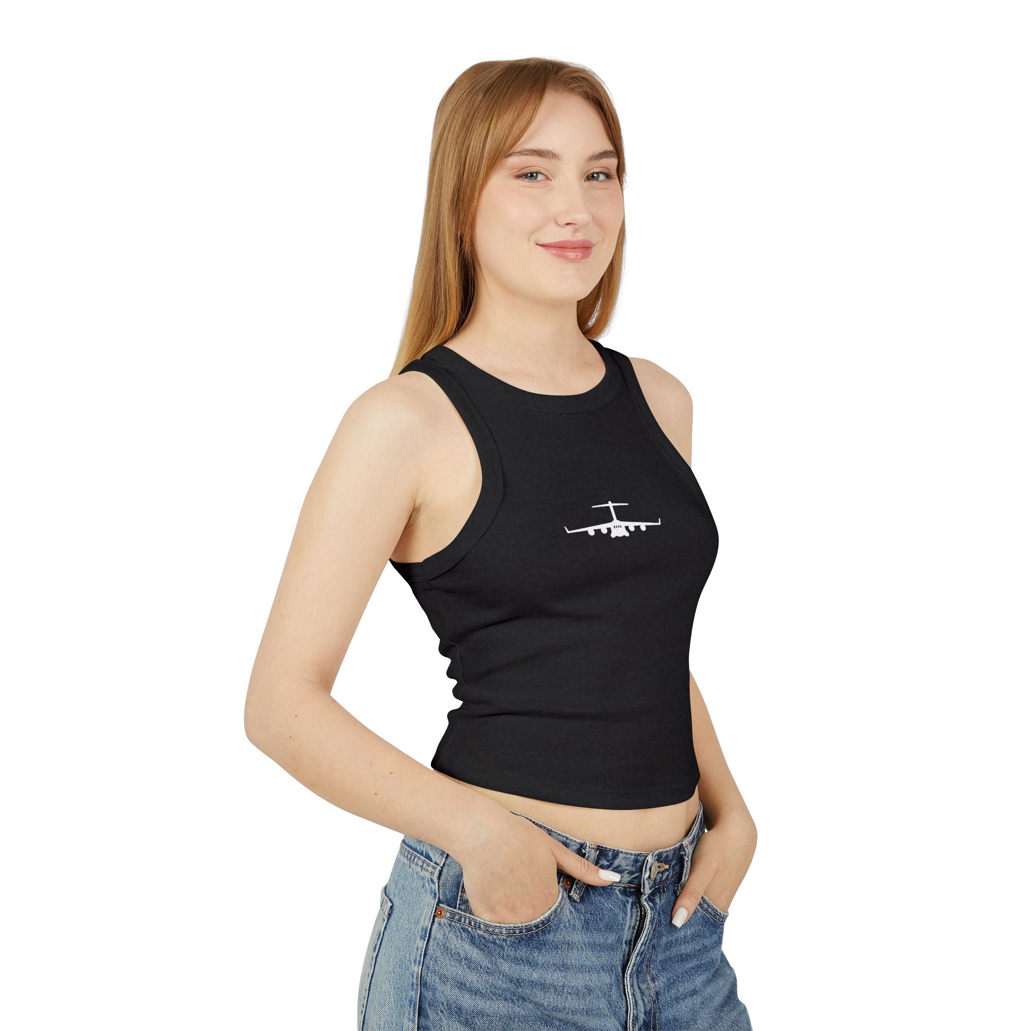 C-17 Silhouette Premium Crop Tank (Women)