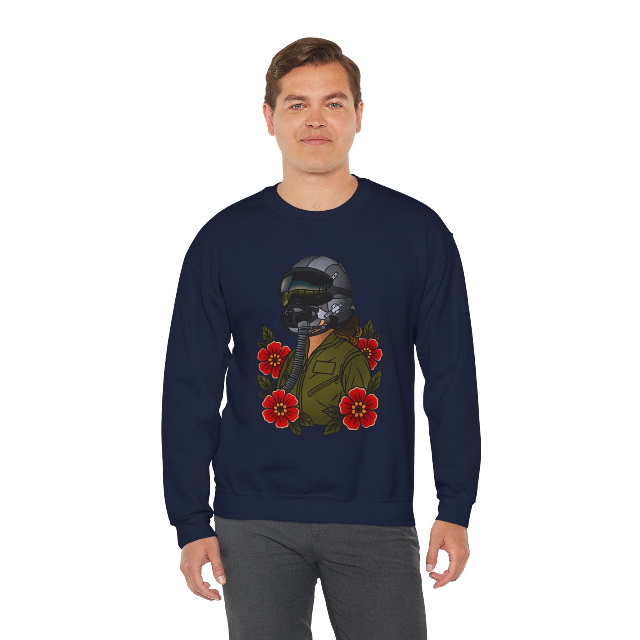 Fighter Pilot Sweatshirt - Fair 2 (Unisex)
