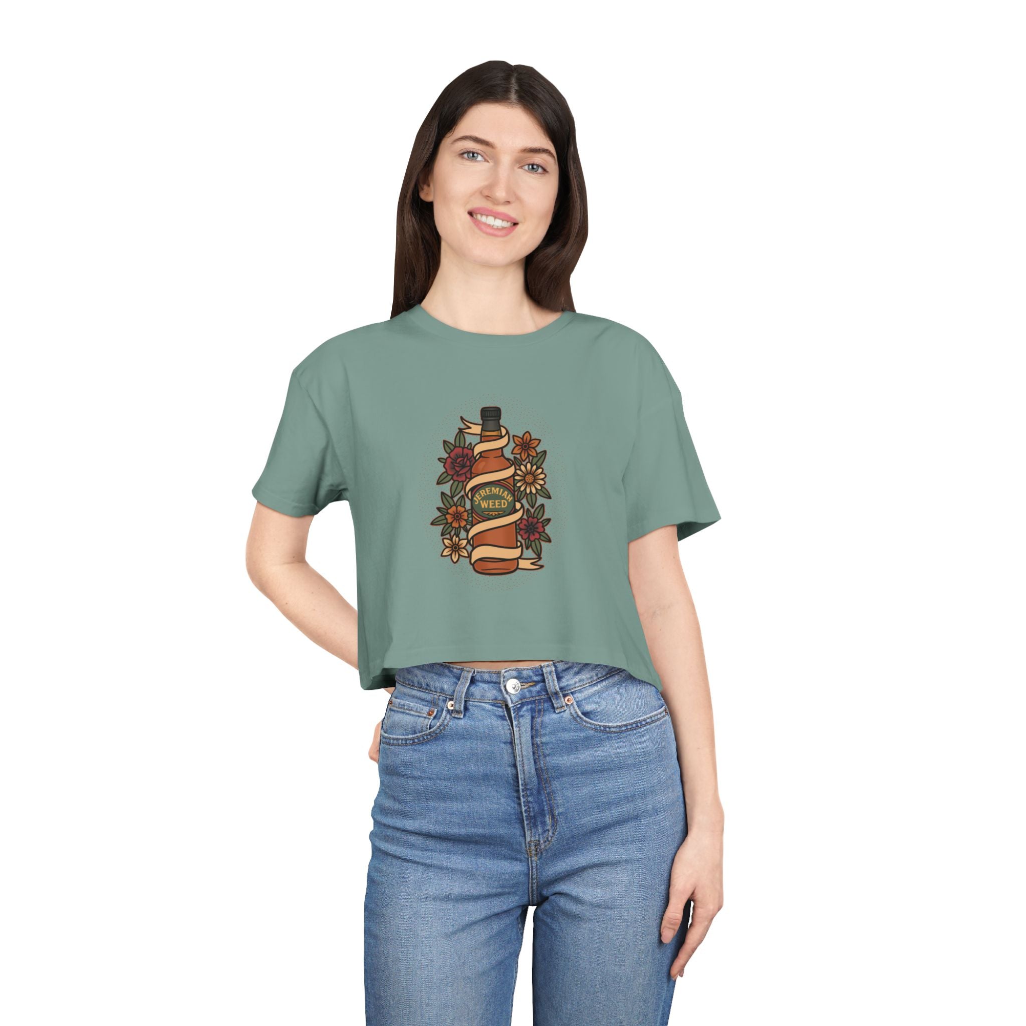 Jeremiah Weed Crop Tee