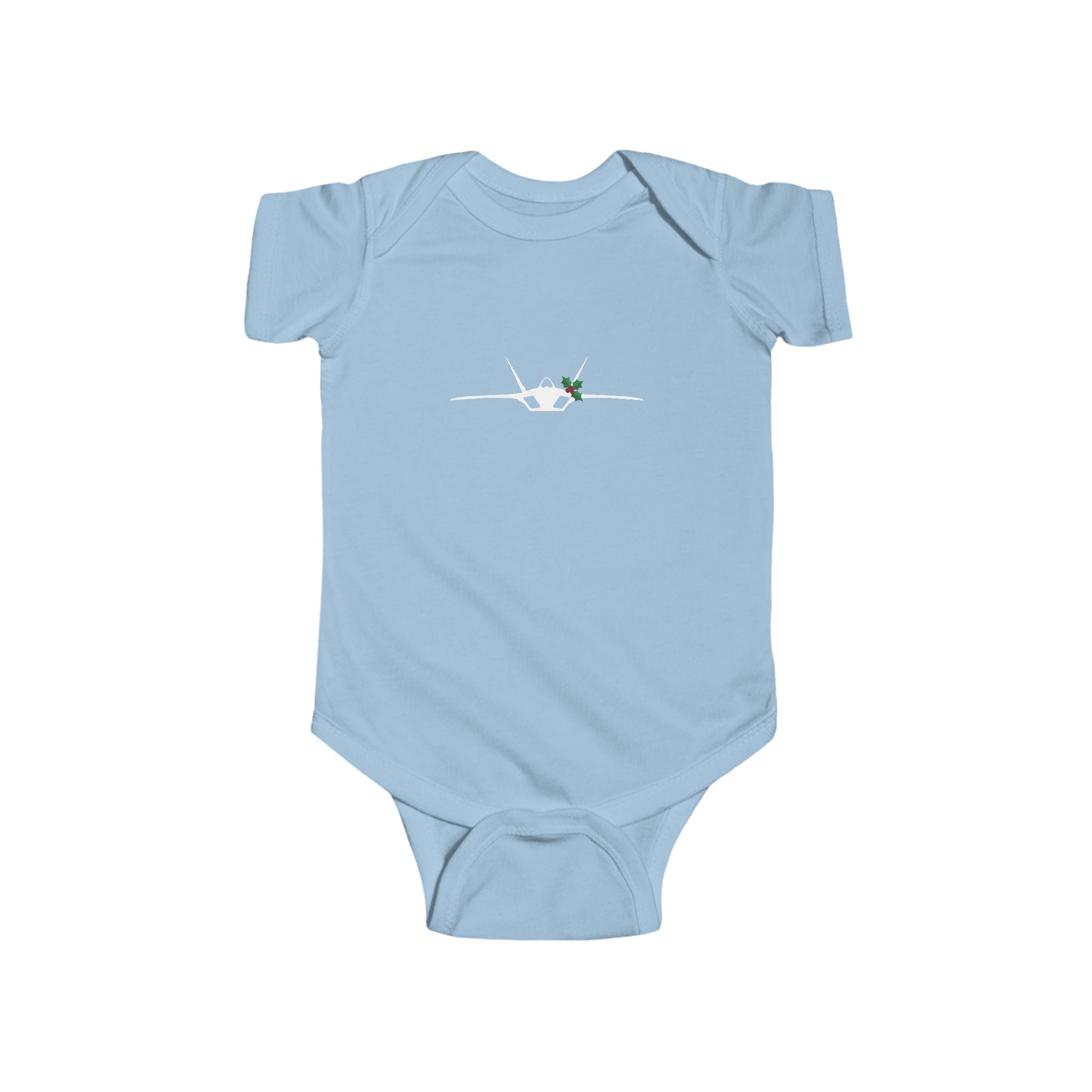 F-22 Christmas Tree Baby Onesie