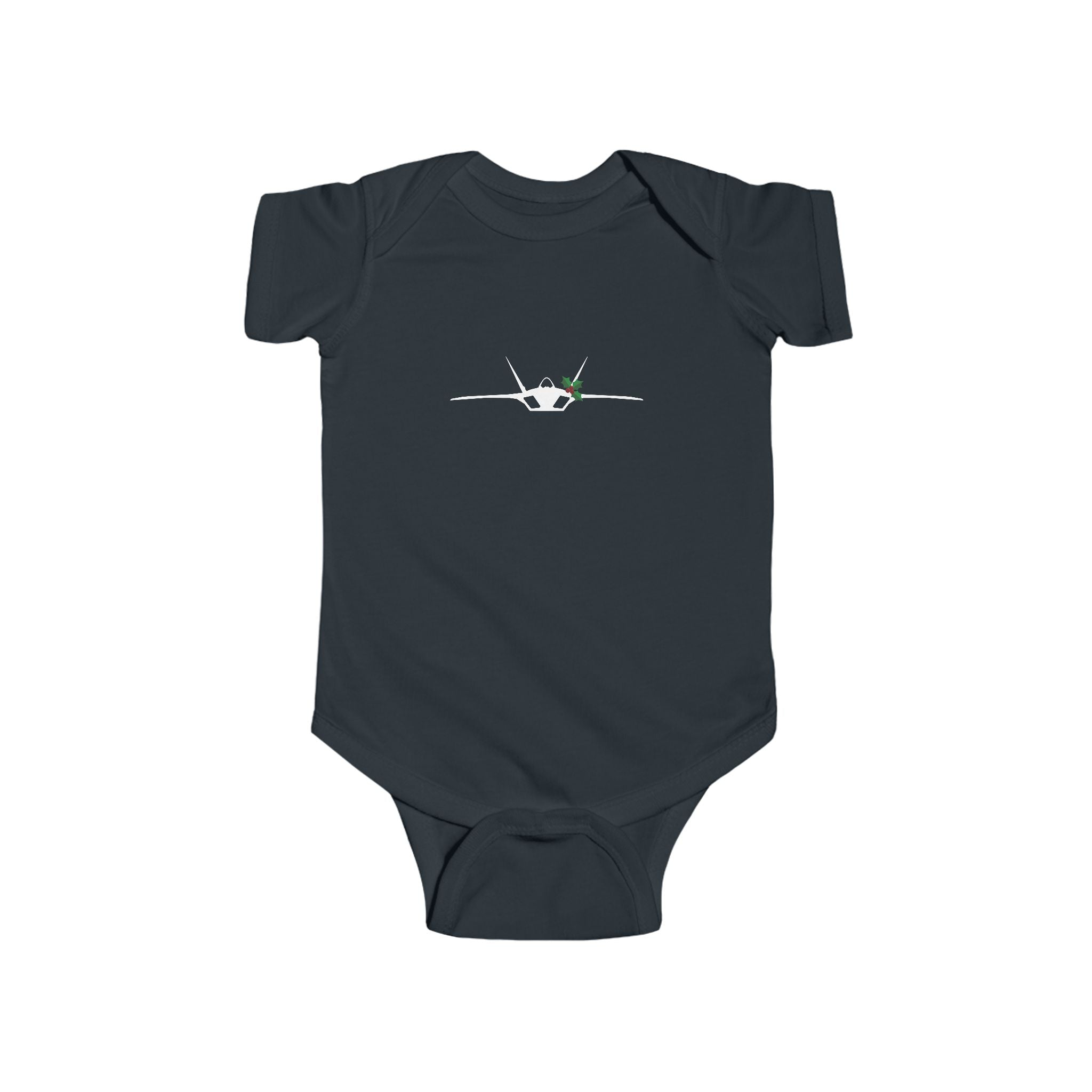 F-22 Christmas Tree Baby Onesie