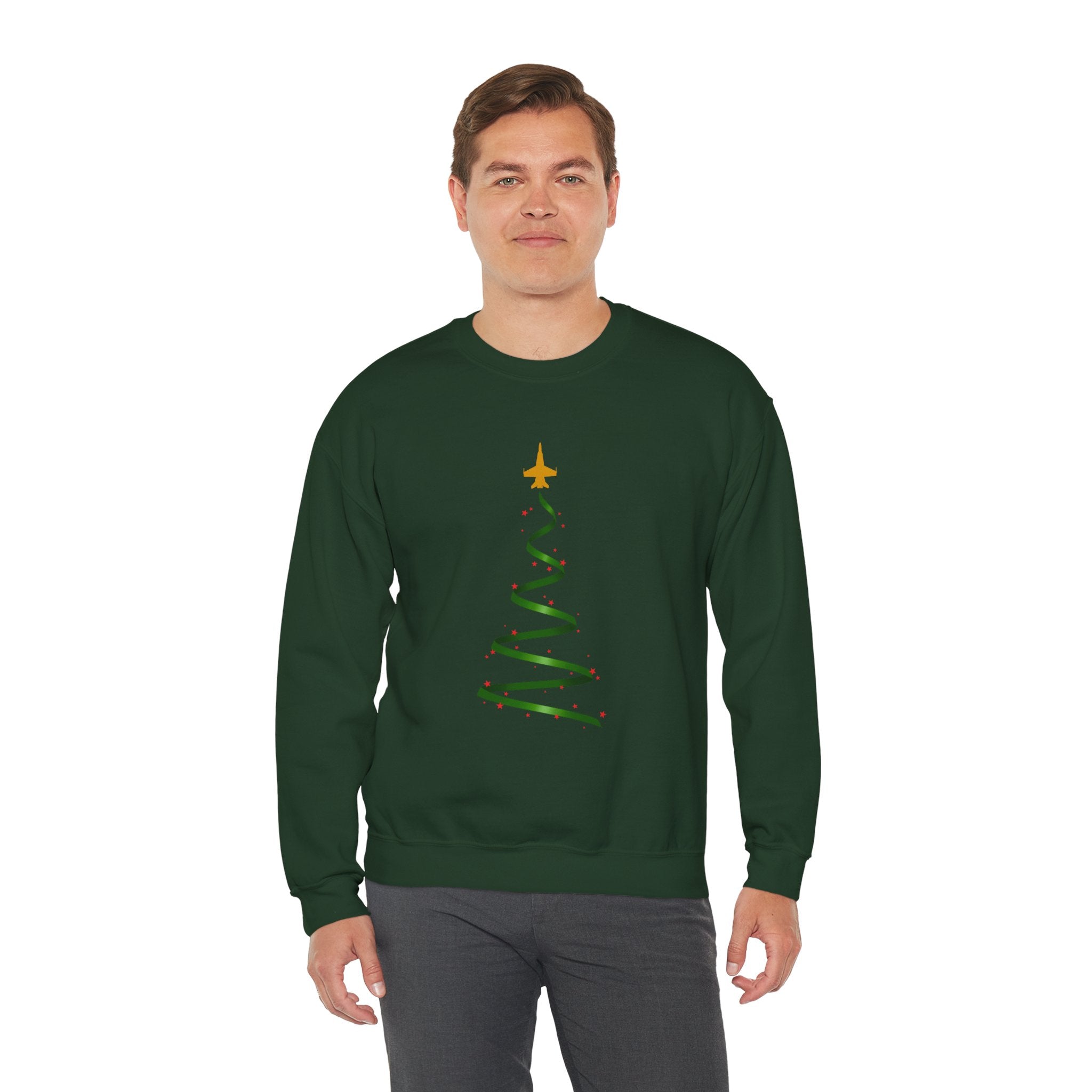 F-18 Christmas Tree Sweatshirt (Unisex)