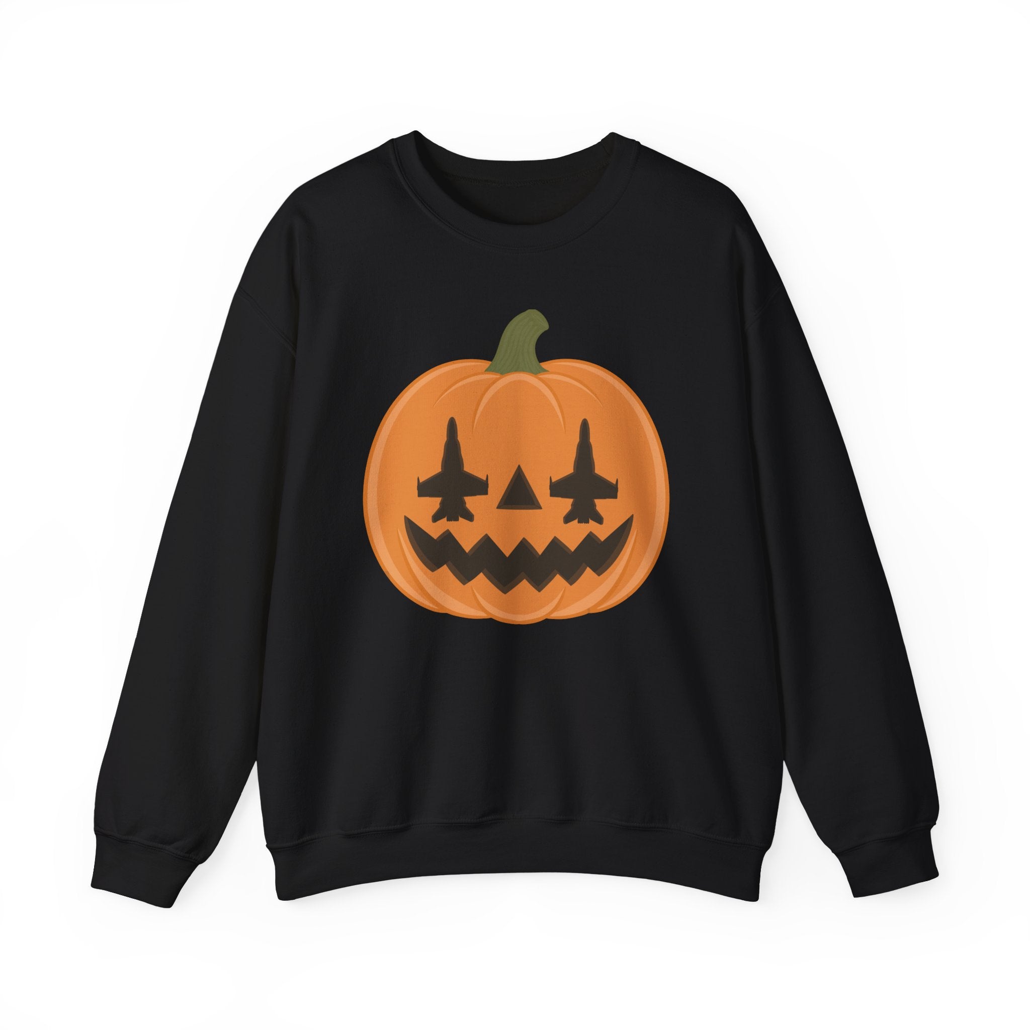 F-18 Jack-o-lantern Sweatshirt (Unisex)