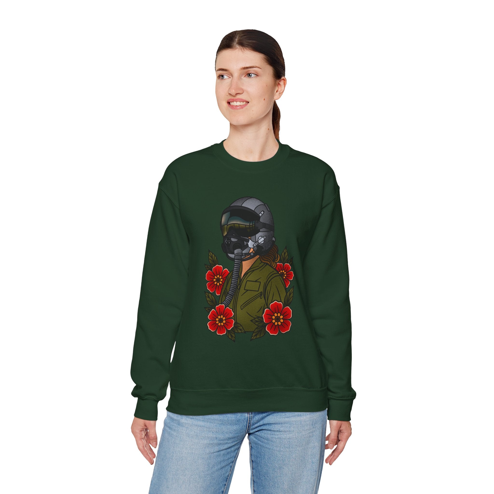 Fighter Pilot Sweatshirt - Fair 2 (Unisex)