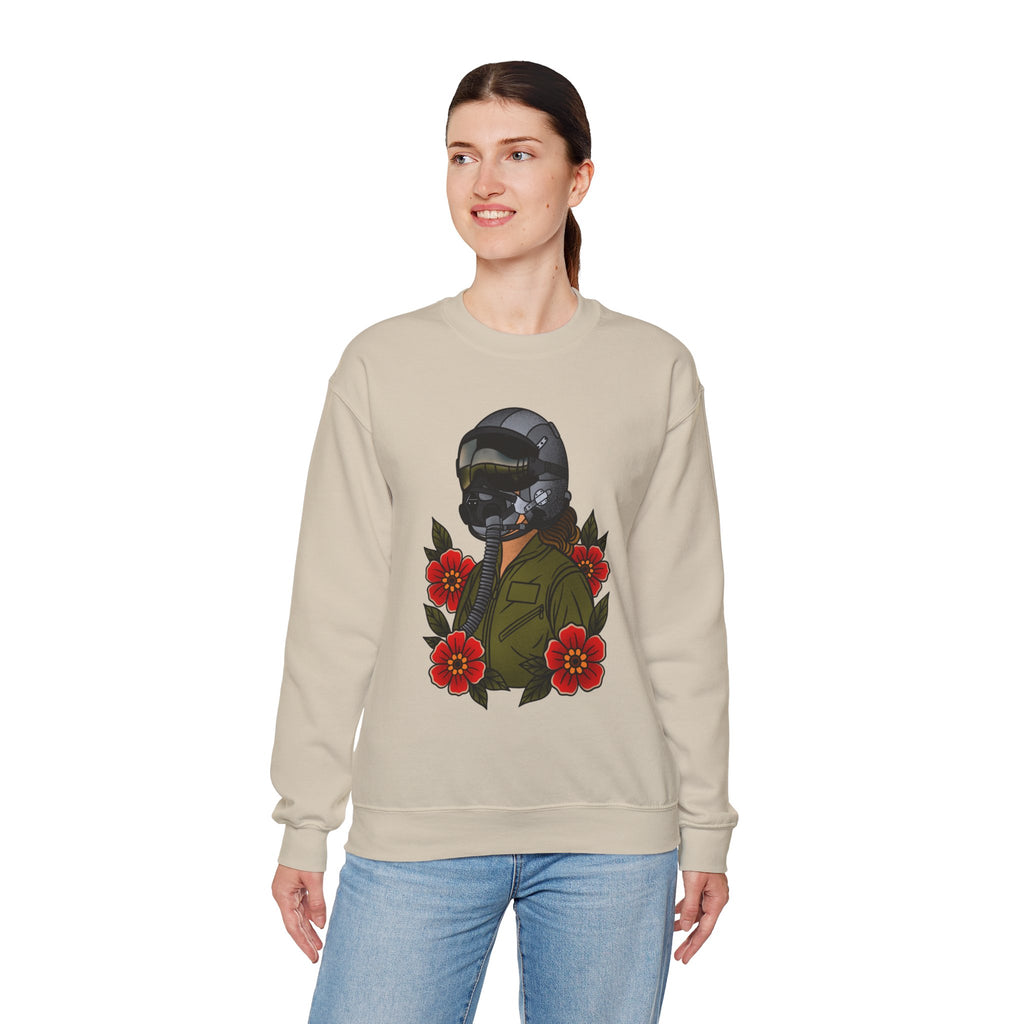 Fighter Pilot Sweatshirt - Fair 2 (Unisex)