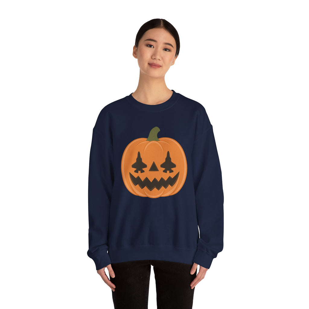 F-35 Jack-o-lantern Sweatshirt (Unisex)