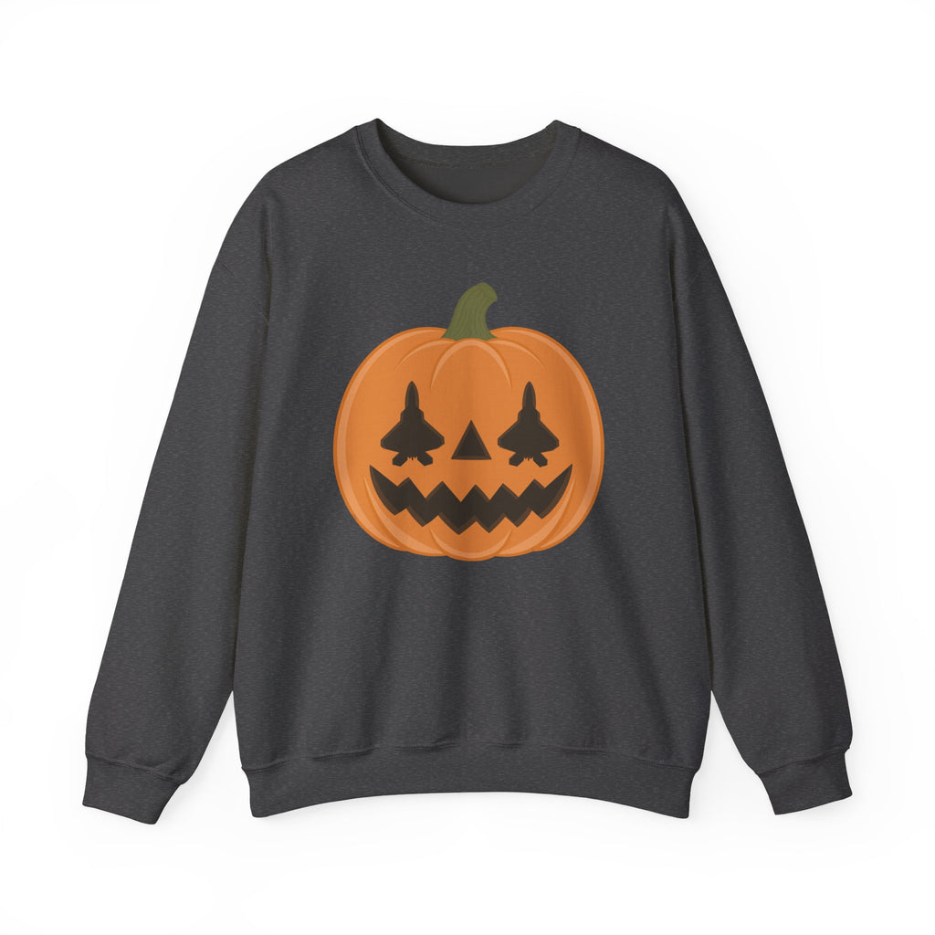 F-22 Jack-o-lantern Sweatshirt (Unisex)