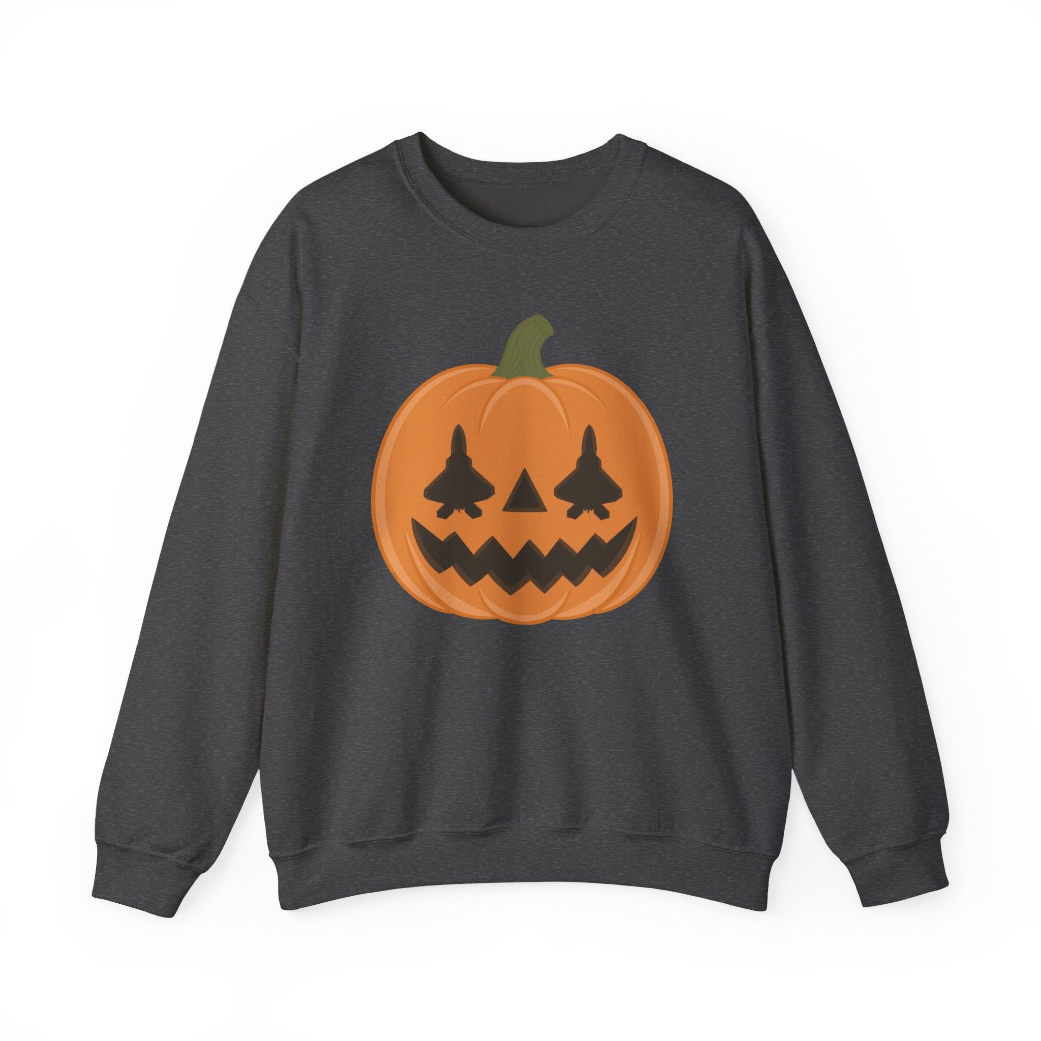 F-22 Jack-o-lantern Sweatshirt (Unisex)