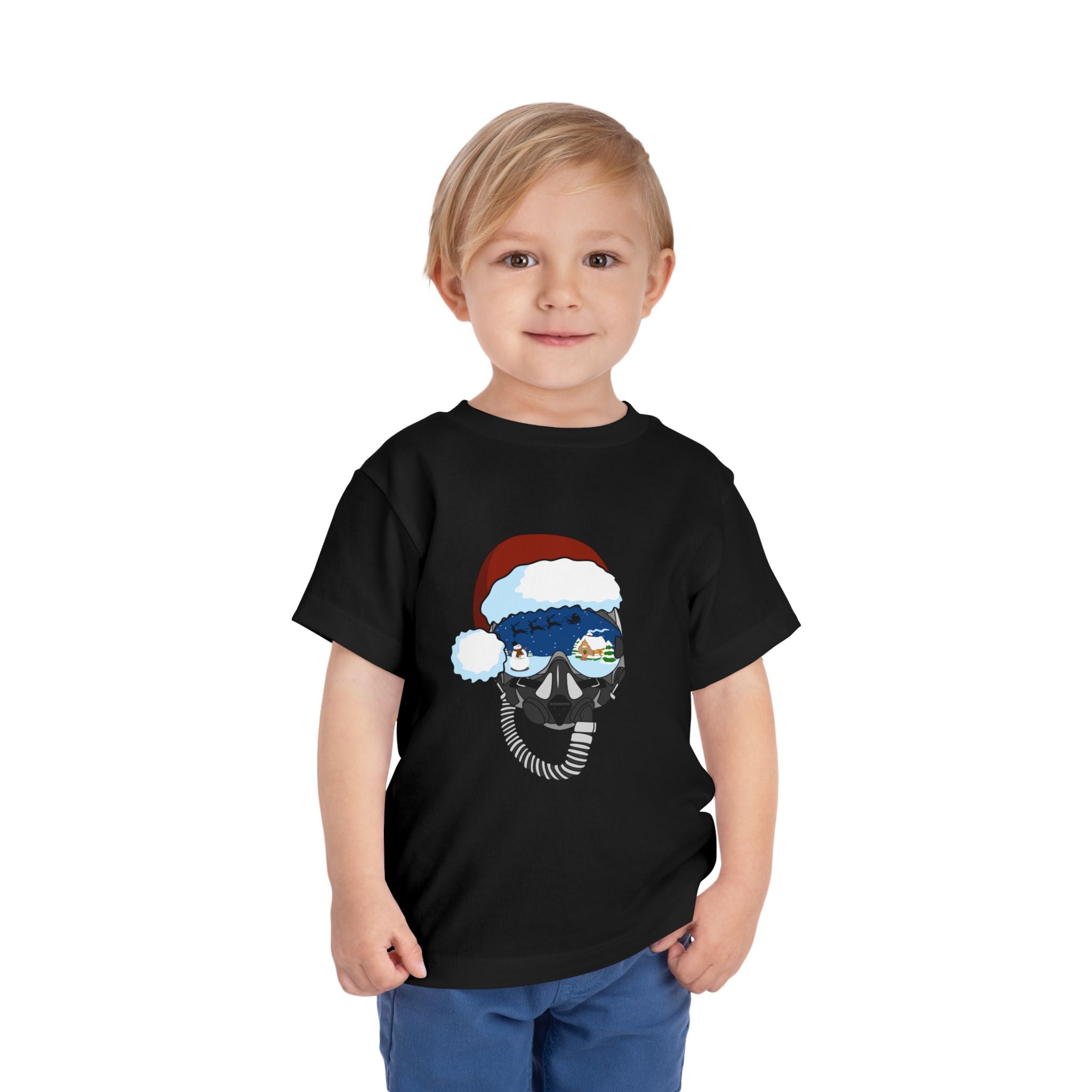 Santa Helmet Tee (Toddler)