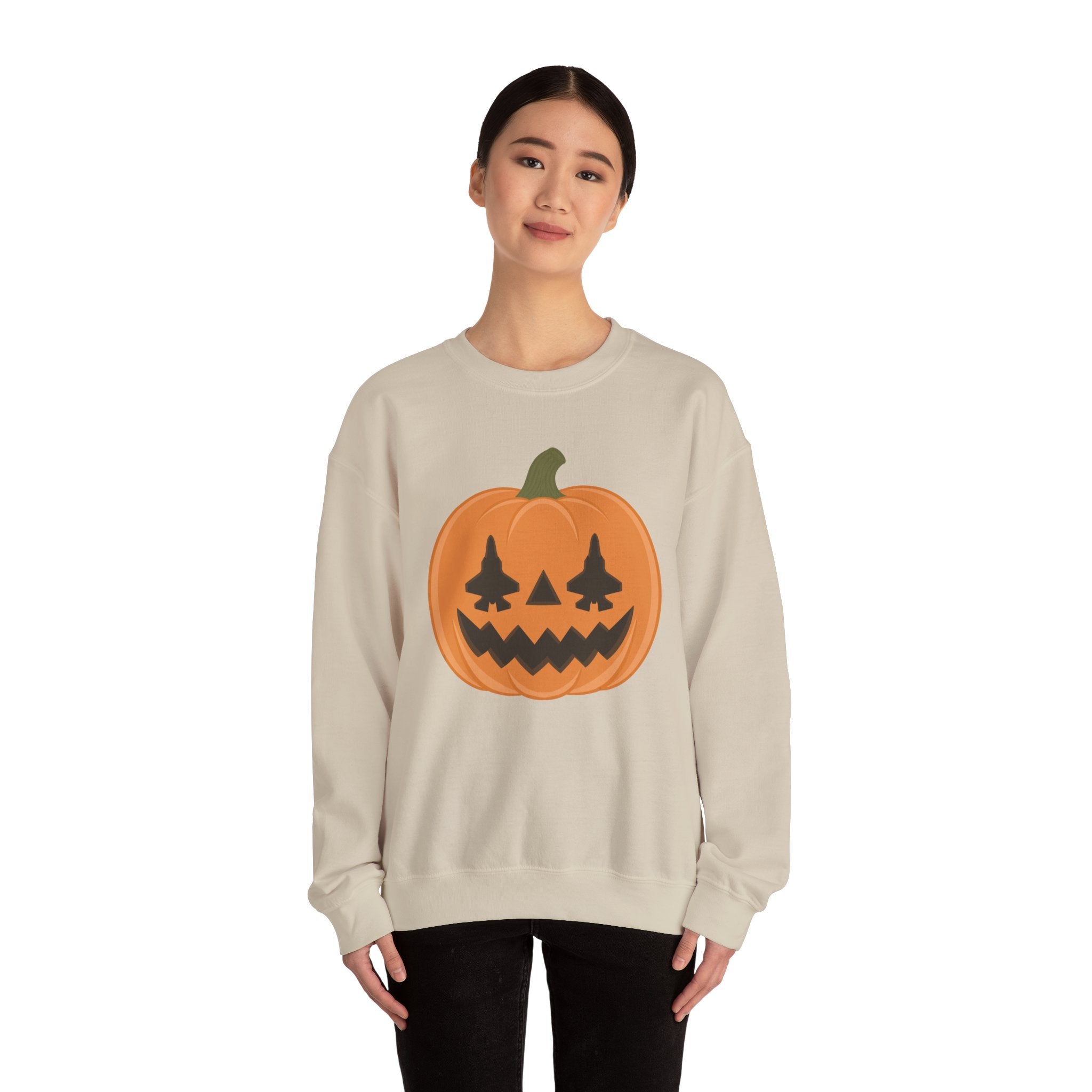 F-35 Jack-o-lantern Sweatshirt (Unisex)