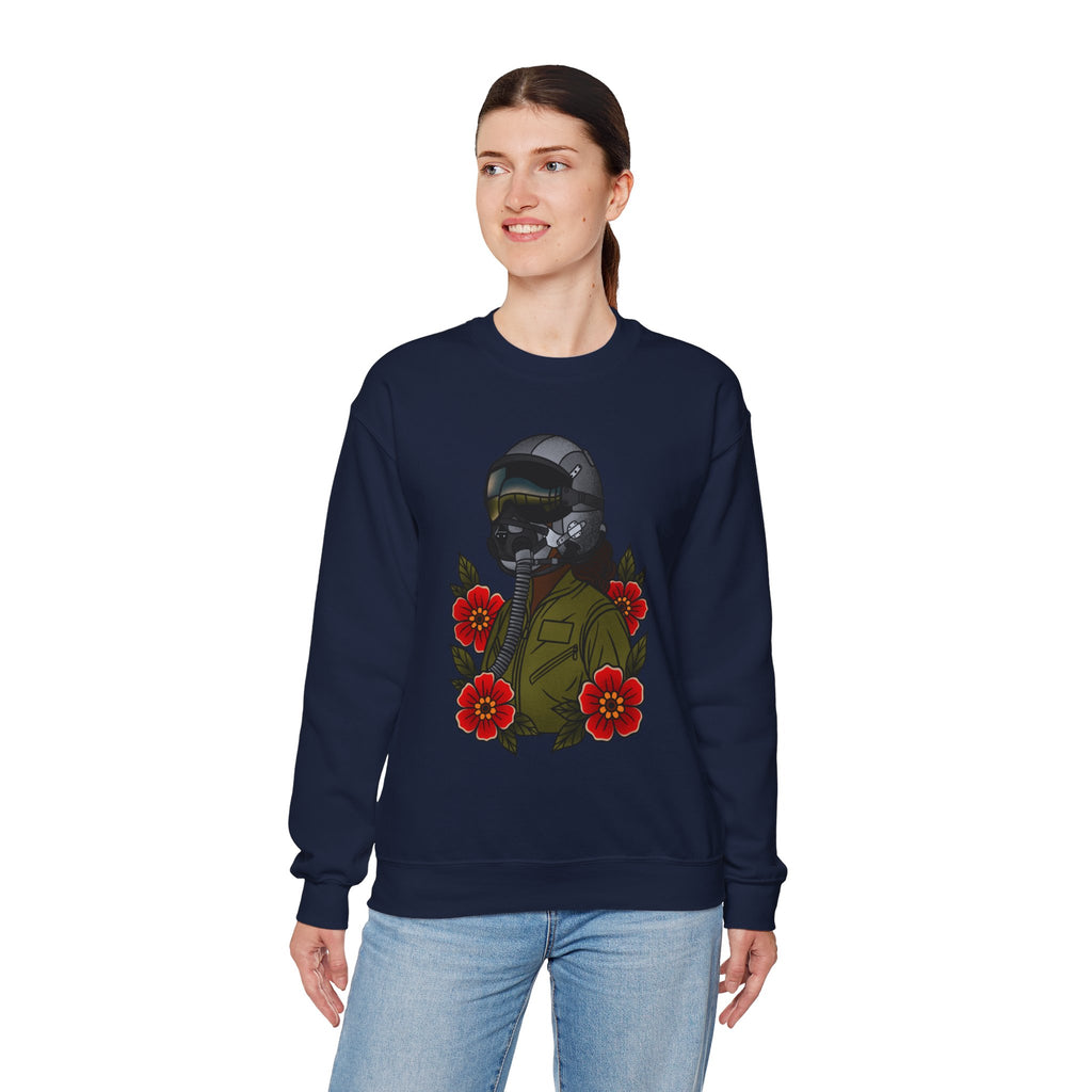 Fighter Pilot  Sweatshirt - Deep (Unisex)