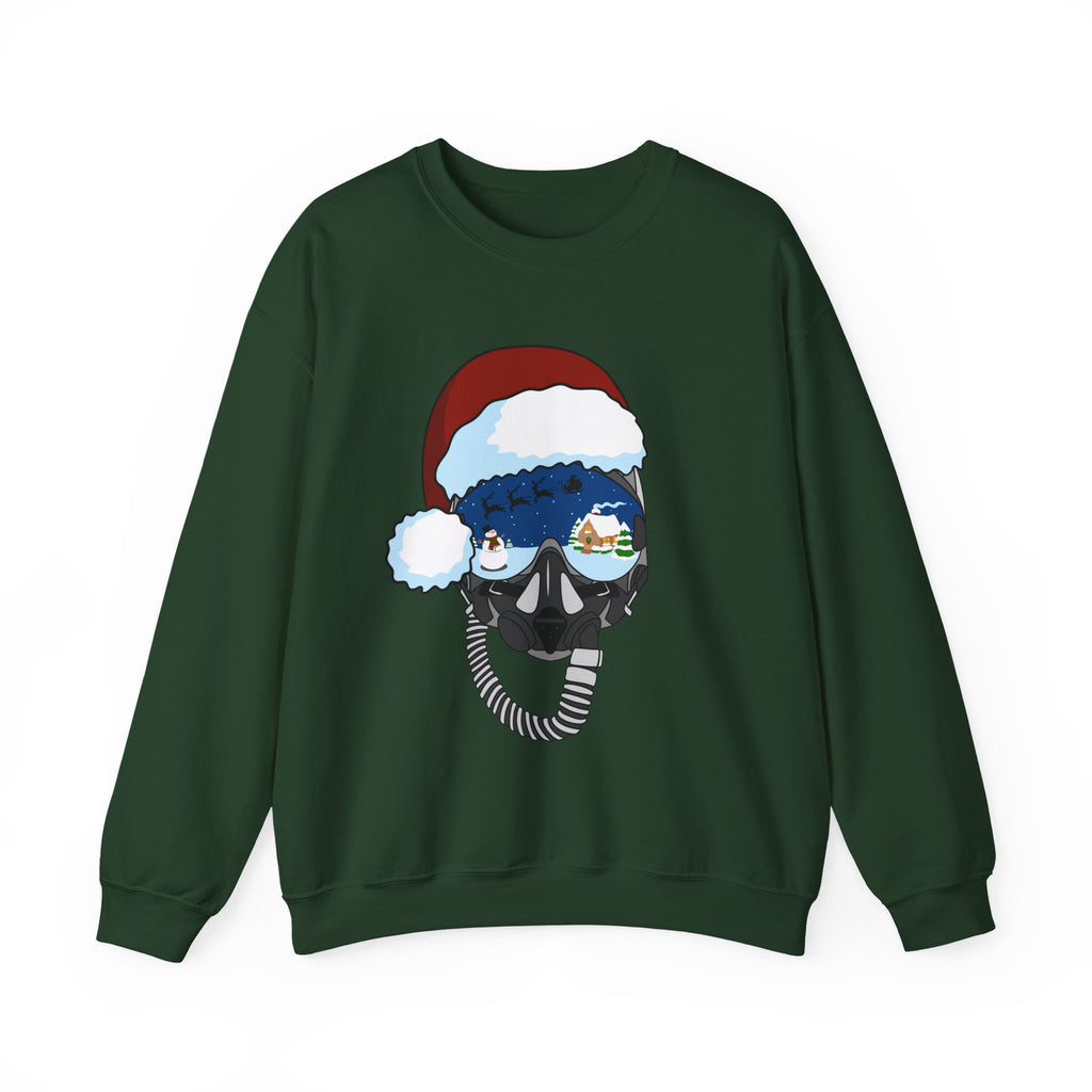 Santa Helmet Sweatshirt (Unisex)