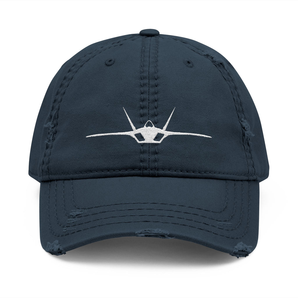 F-22 Distressed Dad Hat