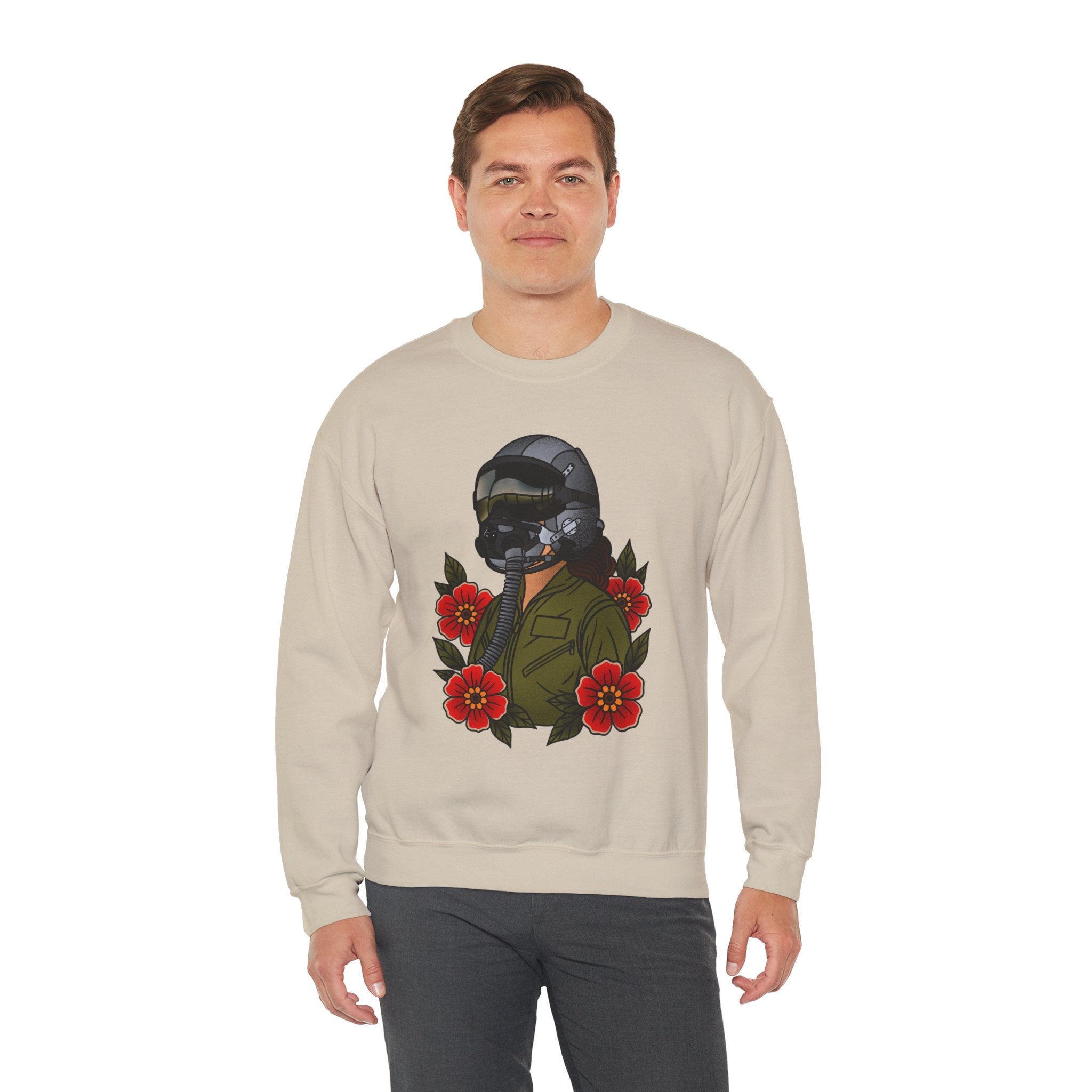 Fighter Pilot Sweatshirt - Fair (Unisex)