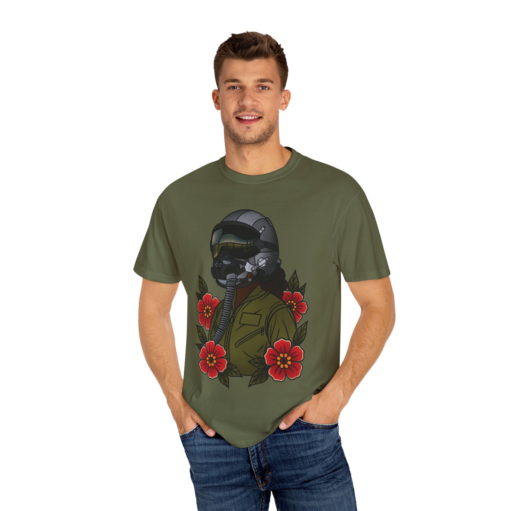 Fighter Pilot Tee - Deep (Unisex)