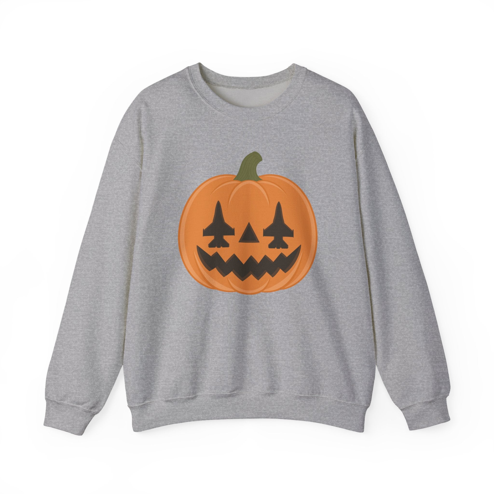 F-16 Jack-o-lantern Sweatshirt (Unisex)