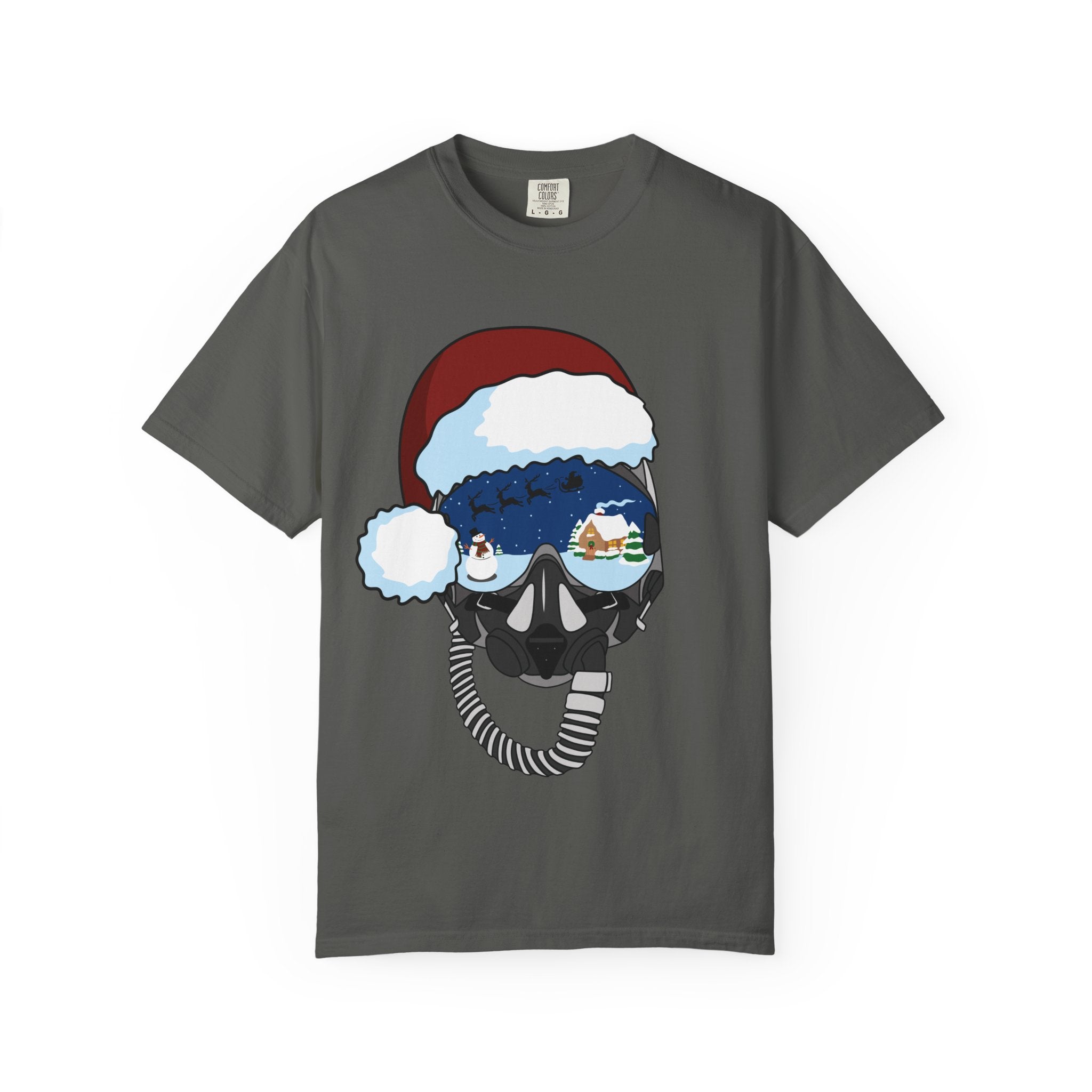 Santa Helmet Tee (Unisex)