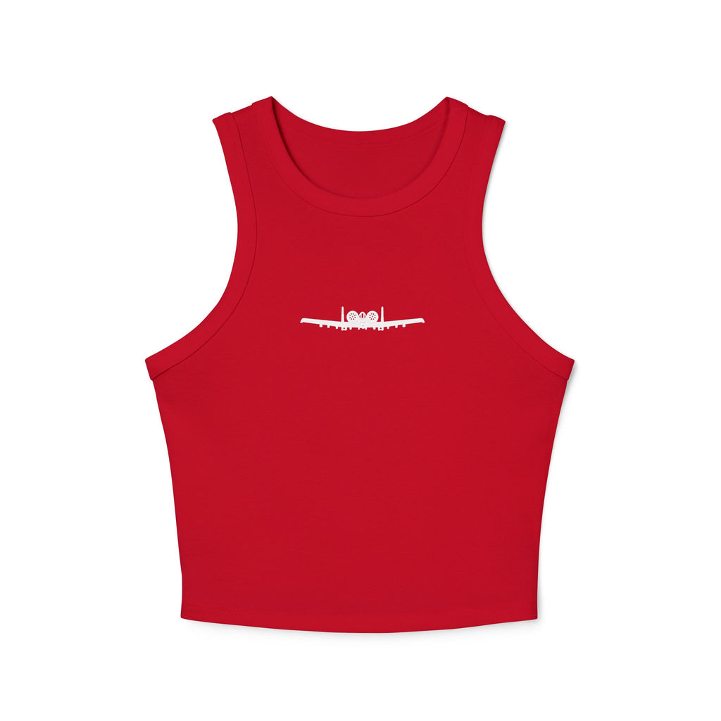 A-10 Silhouette Premium Crop Tank (Women)